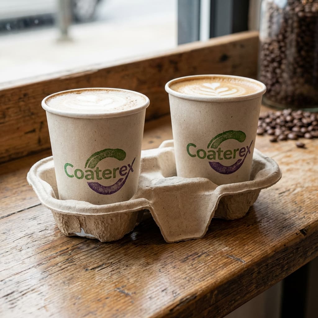 Vasos de papel sin PE